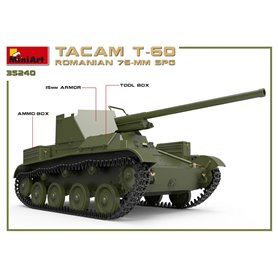 Mini Art 1:35 ROMANIAN 76mm SPG Tacam T-60 z wnętrzem