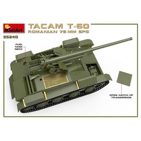 Mini Art 1:35 ROMANIAN 76mm SPG Tacam T-60 z wnętrzem