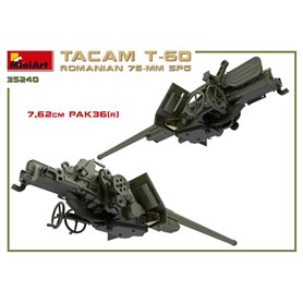 Mini Art 1:35 ROMANIAN 76mm SPG Tacam T-60 z wnętrzem