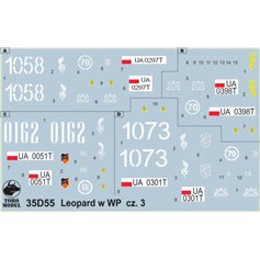 Toro 1:35 Decals Leopards in Polish Army - pt.3