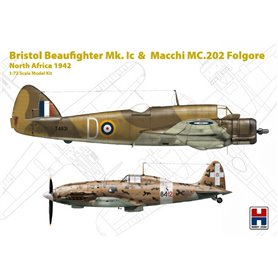 Hobby 2000 1:72 Bristol Beaufighter Mk.IC and Macchi MC.202 Folgore - NORTH AFRICA - 1942 