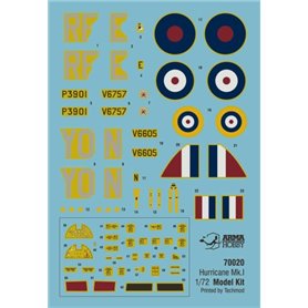Arma Hobby 70020 Hurricane Mk. I - Model Kit ( nowa nazwa Junior )