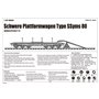 Trumpeter 1:35 Schwere Plattformwagen Type SSyms 80