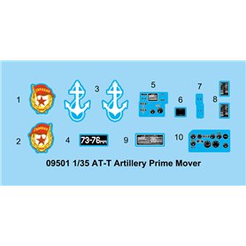 Trumpeter 1:35 AT-T ARTILLERT PRIME MOVER