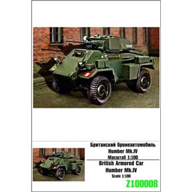Zebrano 1:100 Model żywiczny Humber Mk.IV ARMORED CAR
