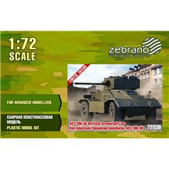 Zebrano 1:72 Model żywiczny AEC Mk.III ARMORED CAR