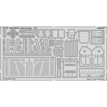 MiG-29UB undercarriage TRUMPETER