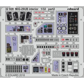 MiG-29UB interior TRUMPETER
