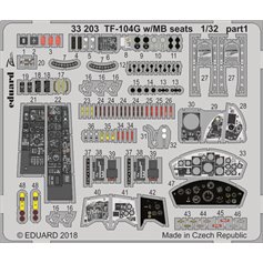 Eduard 1:32 TF-104G w/MB seats dla Italeri