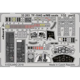 Eduard 1:32 TF-104G w/MB seats dla Italeri