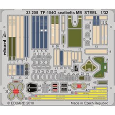 Eduard 1:32 Seatbelts MB for TF-104G / Italeri