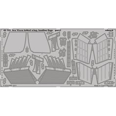 Eduard 1:48 Flaps and folded wings for Sea Vixen / Airfix