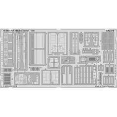 Eduard 1:48 Elementy zewnętrzne do F/A-18 B/D dla Kinetic