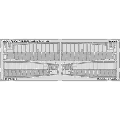 Spitfire F.Mk.22/24 landing flaps AIRFIX