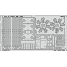 Eduard 1:48 Elementy zewnętrzne do B-25G dla Italeri