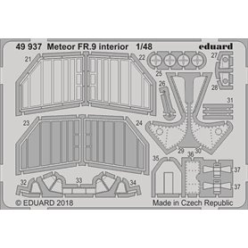 Meteor FR.9 interior AIRFIX