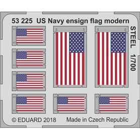 US Navy ensign flag modern STEEL