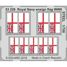 Eduard 1:700 Flagi Royal Navy WWII STEEL