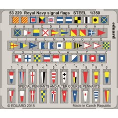 Eduard 1:350 Royal Navy signal flags STEEL 