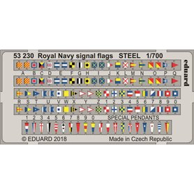 Royal Navy signal flags STEEL