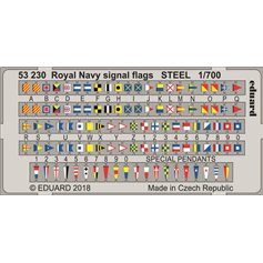 Eduard 1:700 Flagi sygnałowe Royal Navy STEEL