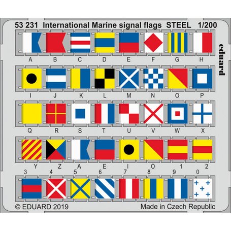 International Marine signal flags STEEL