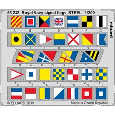 Eduard 1:200 Royal Navy signal flags STEEL 