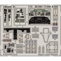 Eduard 1:72 Elementy wnętrza do B-52G dla Modelcollect