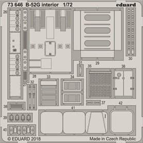 Eduard 1:72 Elementy wnętrza do B-52G dla Modelcollect