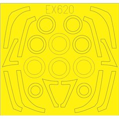 Eduard 1:48 Masks TFace for F-16 C/N / Tamiya