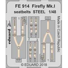 Eduard 1:48 Pasy bezpieczeństwa STEEL do Firefly Mk.I dla Trumpeter