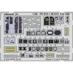 Eduard 1:48 Elementy wnętrza do F/A-18B dla Kinetic