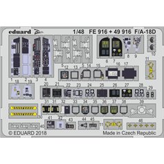 Eduard 1:48 Interior elements for F/A-18D / Kinetic