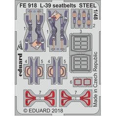 Eduard 1:48 Seatbelts STEEL for L-39 / Eduard / Special Hobby