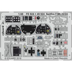 Eduard 1:48 Elementy wnętrza do Supermarine Spitfire F.Mk.22/24 dla Airfix