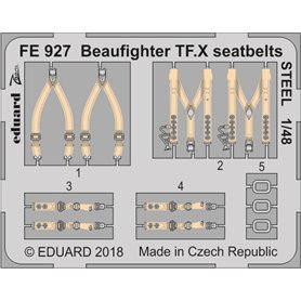 Beaufighter TF.X seatbelts STEEL REVELL