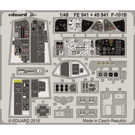 Eduard 1:48 F-101B dkla KITTY HAWK