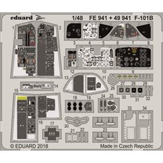 Eduard 1:48 Elementy wnętrza do F-101B dla Kitty Hawk