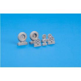 Spitfire Mk.IX wheels 5spoke w/pattern TAMIYA
