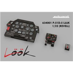 Eduard LOOK 1:32 Dashboard for North American P-51 D-5 Mustang - Revell 