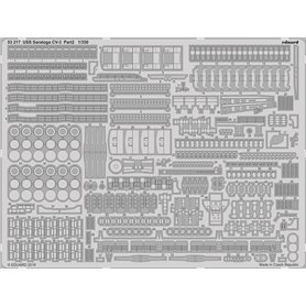 Eduard BIG ED 1:350 USS Saratoga CV-3 dla Trumpeter - cz.3