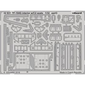 Eduard BIG ED 1:32 TF-104G w/C2 seats dla Italeri