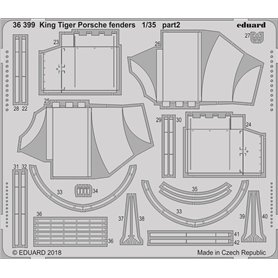 Eduard BIG ED 1:35 Pz.Kpfw.VI King Tiger z wieżą Porsche dla Meng