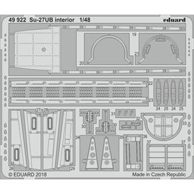 Eduard BIG ED 1:48 Sukhoi Su-27UB dla Hobby Boss