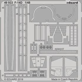 Eduard BIG ED 1:48 Grumman F-14D dla Tamiya