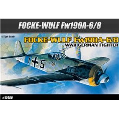 Academy 1:72 Focke Wulf Fw-190 A-6 / A-8 - WWII GERMAN FIGHTER 