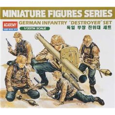 Academy 1:35 GERMAN INFANTRY - DESTROYER SET | 5 figurines |