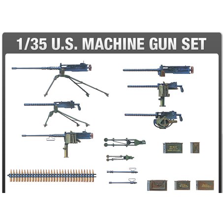 U.S. Machine Gun Set 1:35