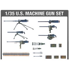 Academy 1:35 US MACHINE GUN SET