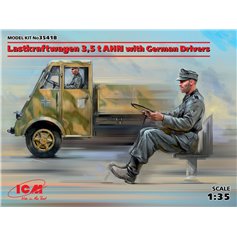 ICM 1:35 Lastkraftwagen 3.5t AHN z niemieckim kierowcą